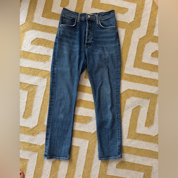 Agolde Riley High Rise Crop Jeans - Picture 6 of 6